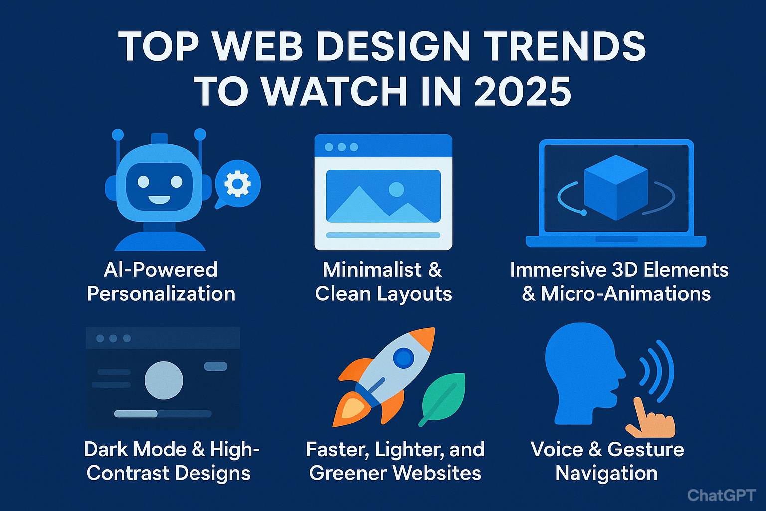 Top Web Design Trends to Watch in 2025